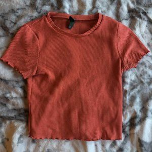 *DONATED* WILD FABLE Waffle Knit Crop Top T-shirt